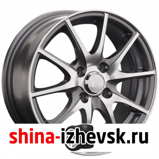 Колесный диск LS LS 536 6xR15 4x100 ET40 DIA60.1 насыщенный темно-серый полностью полированный в Ижевске